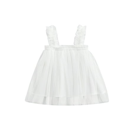 Diconna Kids Infant Baby Girl Mesh Tulle Dress Sleeveless Pleated Solid Summer Dress for Party Stage Show White 3-4 Years
Diconna Kids Infant Baby Girl Mesh Tulle Dress Sleeveless Pleated Solid Summer Dress for Party Stage Show White 3-4 Years