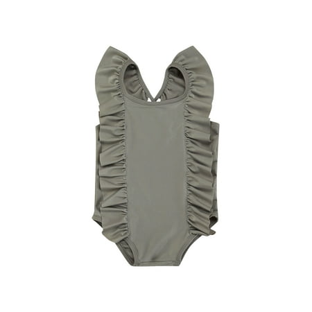 Sunisery Toddler Kids Baby Boys Girls Solid Color High Waist One-piece Swimsuit Summer Clothing Gray 4-5 Years
Sunisery Toddler Kids Baby Boys Girls Solid Color High Waist One-piece Swimsuit Summer Clothing Gray 4-5 Years