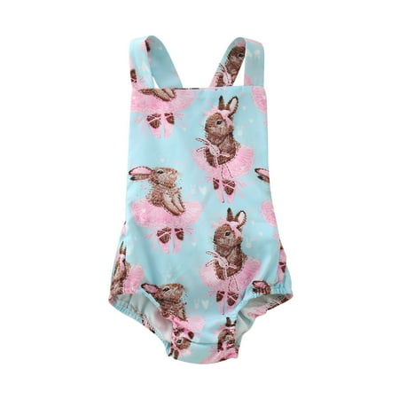 Strap 0-18M Girls Romper Jumsuit Baby Easter Kids Printed Rabbit Girls Romper Jumpsuit Baby Girl Fall Romper
Strap 0-18M Girls Romper Jumsuit Baby Easter Kids Printed Rabbit Girls Romper Jumpsuit Baby Girl Fall Romper