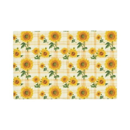 Placemats Set Of 4 / 6 Yellow White Plaid Sunflower Placemats For Dining Table Indoor/Outdoors Heat Resistant Washable Placemats 18 X 12
Placemats Set Of 4 / 6 Yellow White Plaid Sunflower Placemats For Dining Table Indoor/Outdoors Heat Resistant Washable Placemats 18 X 12