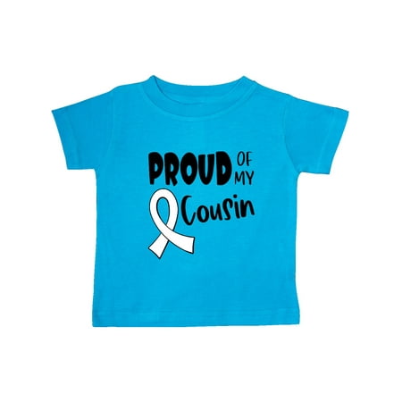 Inktastic Proud of my Cousin Blindness Awareness White Ribbon Gift Baby Boy or Baby Girl T-Shirt
Inktastic Proud of my Cousin Blindness Awareness White Ribbon Gift Baby Boy or Baby Girl T-Shirt