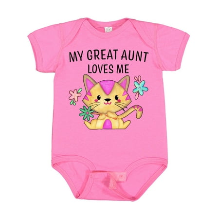 Inktastic My Great Aunt Loves Me with Cute Kitten and Flowers Gift Baby Boy or Baby Girl Bodysuit
Inktastic My Great Aunt Loves Me with Cute Kitten and Flowers Gift Baby Boy or Baby Girl Bodysuit
