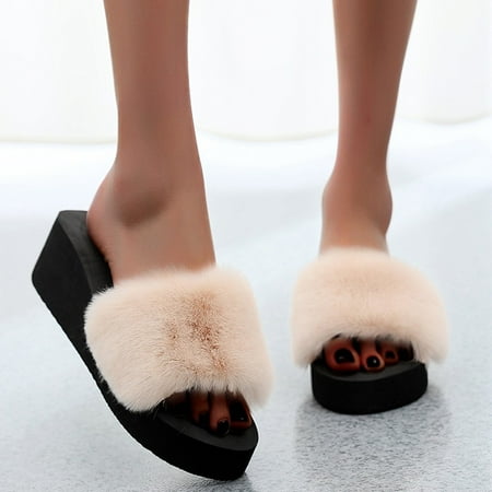 〖Yilirongyumm〗 Khaki 36 Slippers For Women Fashion Indoor Outdoor Women Slip-On Open Toe Wedges Warm Winter Slipper Shoes
〖Yilirongyumm〗 Khaki 36 Slippers For Women Fashion Indoor Outdoor Women Slip-On Open Toe Wedges Warm Winter Slipper Shoes