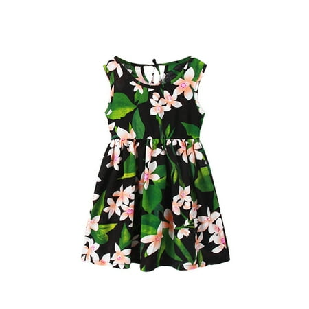 Daznico Girls Dresses Girls Kids Round Neck Summer Sleeveless Sundress Casual Beach Floral Prints Party Dress Princess Dresses for Girls Green 160
Daznico Girls Dresses Girls Kids Round Neck Summer Sleeveless Sundress Casual Beach Floral Prints Party Dress Princess Dresses for Girls Green 160