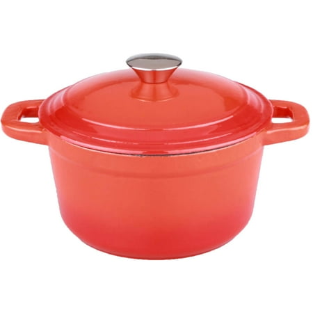 BergHOFF Neo 7qt Cast Iron Round Cov Casserole Orange
