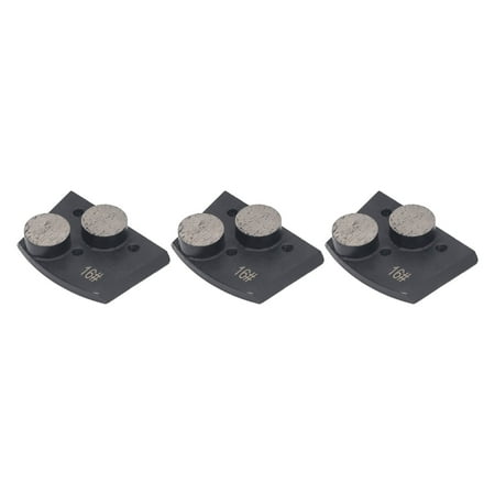 2024 3Pcs Diamond Grinding Shoes 2 Cylindrical Teeth Grinding Block for Concrete Polishing Paint Removal Black 16 Grit
2024 3Pcs Diamond Grinding Shoes 2 Cylindrical Teeth Grinding Block for Concrete Polishing Paint Removal Black 16 Grit