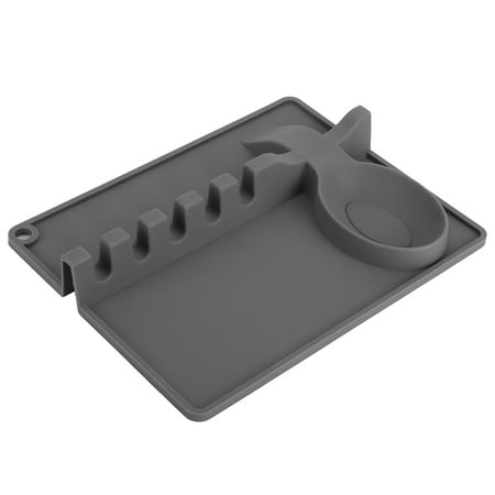 Henmomu Silicone Spoon Rest Anti-Scald Spoon Holder Cooking Utensil Spatula Holder Tool Gray Utensil Rest Spatula Holder
Henmomu Silicone Spoon Rest Anti-Scald Spoon Holder Cooking Utensil Spatula Holder Tool Gray Utensil Rest Spatula Holder