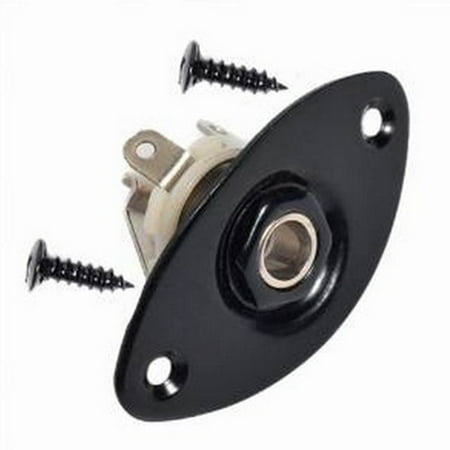 Reduced!! Electric Guitar Bass Jack Socket 1/4 Output Input Jack Cover Plate With 2 Mounting Screws For Oval Style Black / Gold / Silver
Reduced!! Electric Guitar Bass Jack Socket 1/4 Output Input Jack Cover Plate With 2 Mounting Screws For Oval Style Black / Gold / Silver