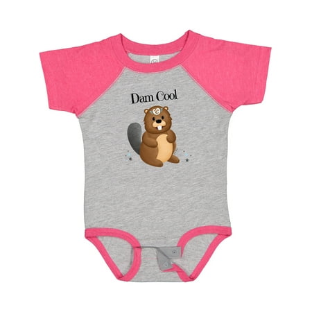 Inktastic Dam Cool Beaver Gift Baby Boy or Baby Girl Bodysuit