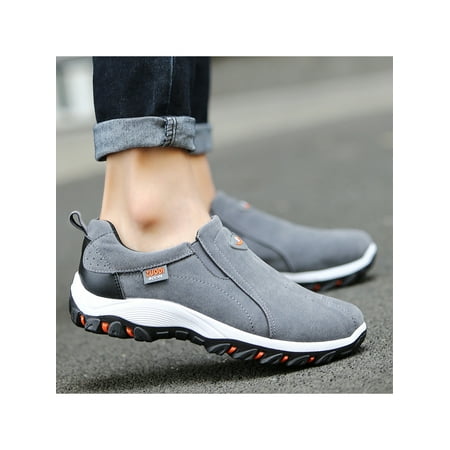 GENILU Men s Slip on LightWeight Slip Resistant Outdoor Shoes Breathable Comfortable Camping Walking Shoes
GENILU Men s Slip on LightWeight Slip Resistant Outdoor Shoes Breathable Comfortable Camping Walking Shoes
