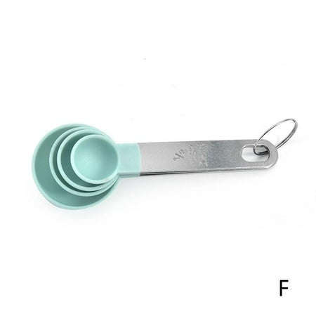 4-Piece Stainless Steel Handle Measuring Cup Spoon Set with Scale Baking Tool O5Z1
4-Piece Stainless Steel Handle Measuring Cup Spoon Set with Scale Baking Tool O5Z1