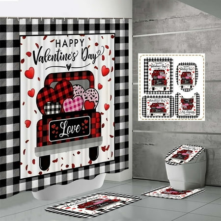 New Digital Printing Polyester Valentine Day Bathroom Four Piece Shower Curtain Set Beach Towels for Kids Bath Towel Warmer Small Bathroom Can Bathroom Storage Cabinet Towel Warmers Spa
New Digital Printing Polyester Valentine Day Bathroom Four Piece Shower Curtain Set Beach Towels for Kids Bath Towel Warmer Small Bathroom Can Bathroom Storage Cabinet Towel Warmers Spa