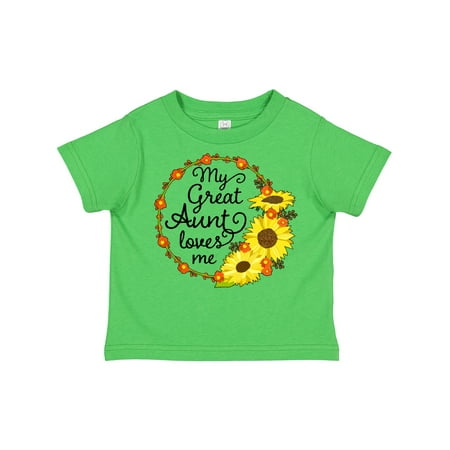 Inktastic My Great Aunt Loves Me with Sunflower Wreath Boys or Girls Toddler T-Shirt
Inktastic My Great Aunt Loves Me with Sunflower Wreath Boys or Girls Toddler T-Shirt