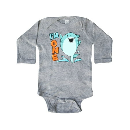 Inktastic I m One- shark first birthday Gift Baby Boy or Baby Girl Long Sleeve Bodysuit
Inktastic I m One- shark first birthday Gift Baby Boy or Baby Girl Long Sleeve Bodysuit