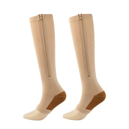 Juliy 1 Pair of Zipper Socks Stress Socks Improve Leg Metabolism Men and Womens Knees Open Toes High Toe Support Nylon Beautiful Leg Socks
Juliy 1 Pair of Zipper Socks Stress Socks Improve Leg Metabolism Men and Womens Knees Open Toes High Toe Support Nylon Beautiful Leg Socks