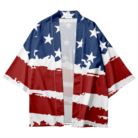 Independence Day Kimono Robe Cloak Novelty Soft Attractive Design Beach Cover Shirts for Adult for Gift to Daughter
Independence Day Kimono Robe Cloak Novelty Soft Attractive Design Beach Cover Shirts for Adult for Gift to Daughter