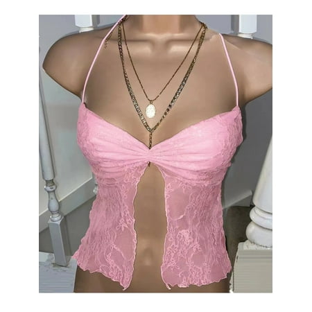 Women Y2K Sexy Lace Camisole Low Cut Slim Fit Sleeveless Spaghetti Strap Tank Crop Tops Vintage Fairy Streetwear
Women Y2K Sexy Lace Camisole Low Cut Slim Fit Sleeveless Spaghetti Strap Tank Crop Tops Vintage Fairy Streetwear