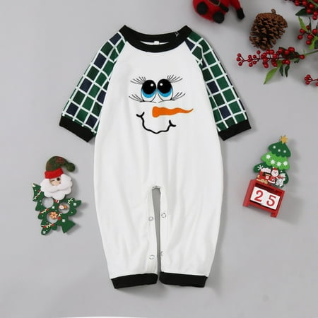 Baby s Family Matching Christmas Snowman And Plaid Print Long-sleeve Pajamas Set
Baby s Family Matching Christmas Snowman And Plaid Print Long-sleeve Pajamas Set
