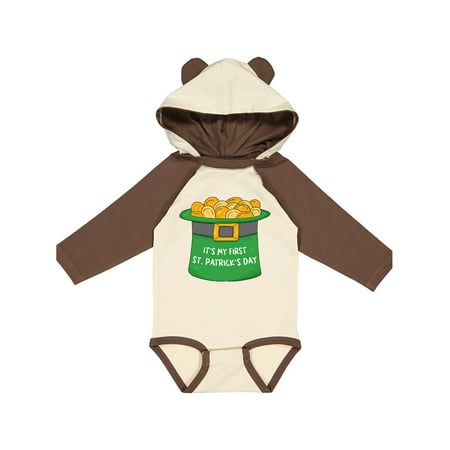 Inktastic It s My 1st St. Patrick s Day with Green Top Hat and Gold Gift Baby Boy or Baby Girl Long Sleeve Bodysuit
Inktastic It s My 1st St. Patrick s Day with Green Top Hat and Gold Gift Baby Boy or Baby Girl Long Sleeve Bodysuit