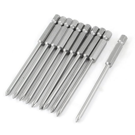 Unique Bargains 10 Pcs 1/4 Shank Magnetic Cross Screwdriver Bits PH1
Unique Bargains 10 Pcs 1/4 Shank Magnetic Cross Screwdriver Bits PH1