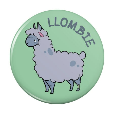 Llombie Llama Zombie Kitchen Refrigerator Locker Button Magnet