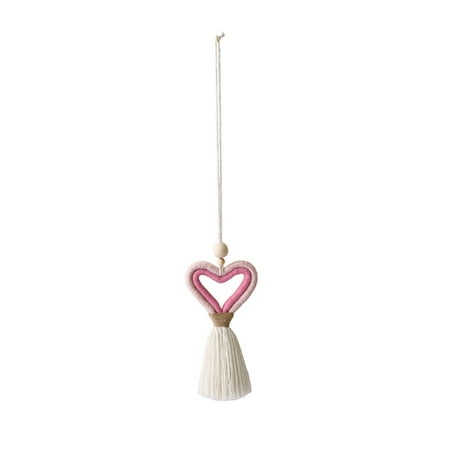 Zlekejiko Hand Woven Car Pendant For Valentine S Day Diy Tassel Heart Shaped Love European And American Knitting Heart Car Pendant
Zlekejiko Hand Woven Car Pendant For Valentine S Day Diy Tassel Heart Shaped Love European And American Knitting Heart Car Pendant