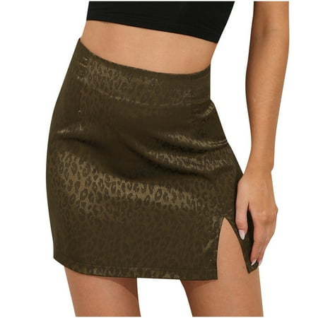 TZNBGO Fashion Women High Waist Leopard Slim Sexy Zipper Casual Split Fork Skirt Black Corset Dress Ladies Solid Color Strap High Waist Sexy Casual Skirt Army Green S4126
TZNBGO Fashion Women High Waist Leopard Slim Sexy Zipper Casual Split Fork Skirt Black Corset Dress Ladies Solid Color Strap High Waist Sexy Casual Skirt Army Green S4126