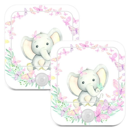 ALAZA Cute Elephant Butterfly Animal Cute Night Lights Plug into Wall -2 Pack Motion Sensor & Dusk to Dawn Sensor Adjustable Brightness & Warm White
ALAZA Cute Elephant Butterfly Animal Cute Night Lights Plug into Wall -2 Pack Motion Sensor & Dusk to Dawn Sensor Adjustable Brightness & Warm White