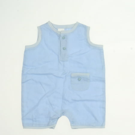 Pre-owned Gap Boys Blue Romper size: 0-3 Months