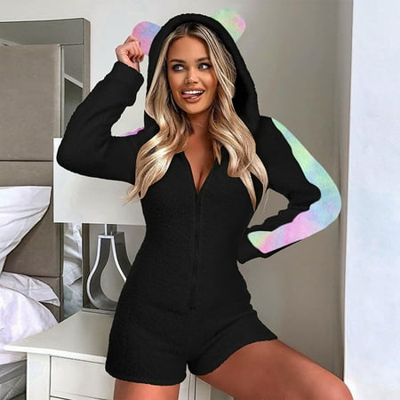 Plus Size Jumpsuits For Women Fashion Summer Women Long Sleeve Hooded Jumpsuit Pajamas Casual Winter Warm Rompe Sleepwear For Casual Beach Business
Plus Size Jumpsuits For Women Fashion Summer Women Long Sleeve Hooded Jumpsuit Pajamas Casual Winter Warm Rompe Sleepwear For Casual Beach Business
