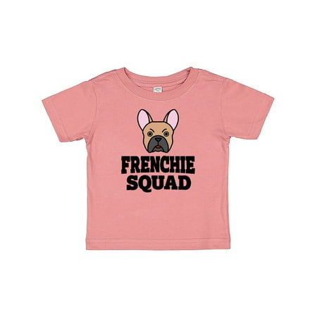 Inktastic Dog Frenchie Squad Gift Baby Boy or Baby Girl T-Shirt