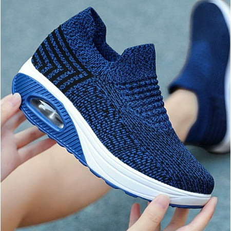 Womens Walking Shoes Sock Casual Ladies Fashion Sneakers Comfortable Slip On Air Cushion Platform
Womens Walking Shoes Sock Casual Ladies Fashion Sneakers Comfortable Slip On Air Cushion Platform