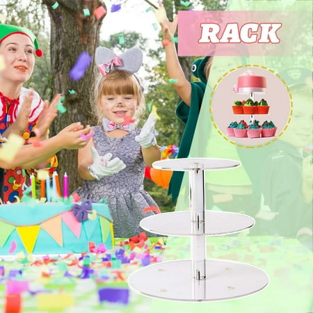 3-Layer Round Acrylic Cake Rack Birthday High Transparent Candy Dessert Cake
3-Layer Round Acrylic Cake Rack Birthday High Transparent Candy Dessert Cake