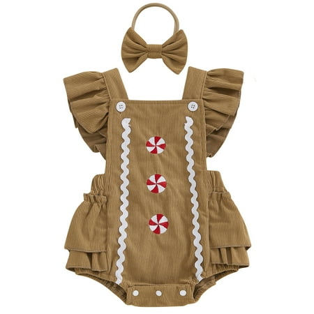 Newborn Baby Girls 2Pcs Christmas Outfits Ruffle Sleeveless Bodysuit with Bow Headband Set Infant Clothes 6-12 Months
Newborn Baby Girls 2Pcs Christmas Outfits Ruffle Sleeveless Bodysuit with Bow Headband Set Infant Clothes 6-12 Months