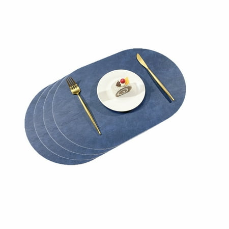 Placemats Leather and Coasters Table Mats Washable Round Double-Sided Non-Slip Pocket Leather Leather Leather Leather Lace Table Mat 
Placemats Leather and Coasters Table Mats Washable Round Double-Sided Non-Slip Pocket Leather Leather Leather Leather Lace Table Mat