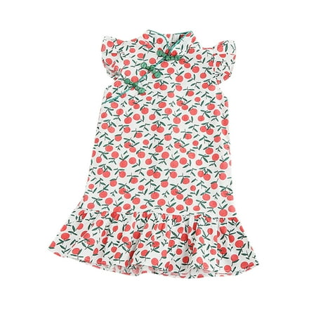 Kids Toddler Baby Girls Dresses Ruffled Sleeve Cartoon Print Patchwork Cheongsam Princess Dress Outfits Baby Girl Clothes
Kids Toddler Baby Girls Dresses Ruffled Sleeve Cartoon Print Patchwork Cheongsam Princess Dress Outfits Baby Girl Clothes