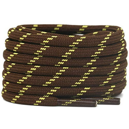 DELELE 2 Pair Thick Round Climbing Shoelaces Coffee Yellow Dots Hiking Shoe Laces Boot Laces 49 inch
DELELE 2 Pair Thick Round Climbing Shoelaces Coffee Yellow Dots Hiking Shoe Laces Boot Laces 49 inch