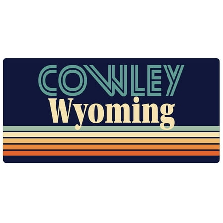 Cowley Wyoming 5 x 2.5-Inch Fridge Magnet Retro Design
