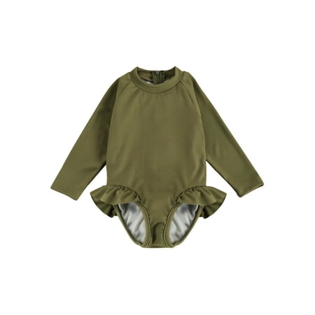 Fanvereka Soft Baby Girls One Piece Swimwear Long Sleeve Round Neck Ribbed Jumpsuit
Fanvereka Soft Baby Girls One Piece Swimwear Long Sleeve Round Neck Ribbed Jumpsuit