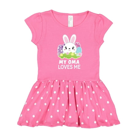 Inktastic My Oma Loves Me with Bunny and Easter Eggs Gift Toddler Girl Dress
Inktastic My Oma Loves Me with Bunny and Easter Eggs Gift Toddler Girl Dress