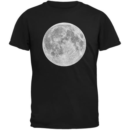 Earth's Moon Black Youth T-Shirt