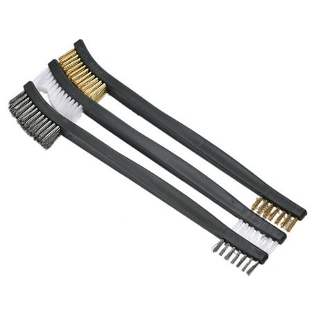 Vokewalm 3 - Piece Mini Wire Brush Set Steel Brass Nylon Clean Polished Metal Rust - Proof Tool 3 Pieces Mini Wire Brush / Set / Steel Brass Nylon Cleaning / Polishing Details / Metal Rust Brush
Vokewalm 3 - Piece Mini Wire Brush Set Steel Brass Nylon Clean Polished Metal Rust - Proof Tool 3 Pieces Mini Wire Brush / Set / Steel Brass Nylon Cleaning / Polishing Details / Metal Rust Brush