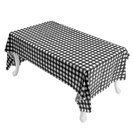 Plaid Tablecloth Waterproof - Checkered Table Cloth Rectangle for Outdoor Picnic/Dining/Spring Party Black and white
Plaid Tablecloth Waterproof - Checkered Table Cloth Rectangle for Outdoor Picnic/Dining/Spring Party Black and white