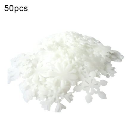 Eastshop 50Pcs Luminous Sticker Eye-catching Unique Shape Plastic Decorative Ceiling Snowflake Fluorescent Sticker for Home
Eastshop 50Pcs Luminous Sticker Eye-catching Unique Shape Plastic Decorative Ceiling Snowflake Fluorescent Sticker for Home