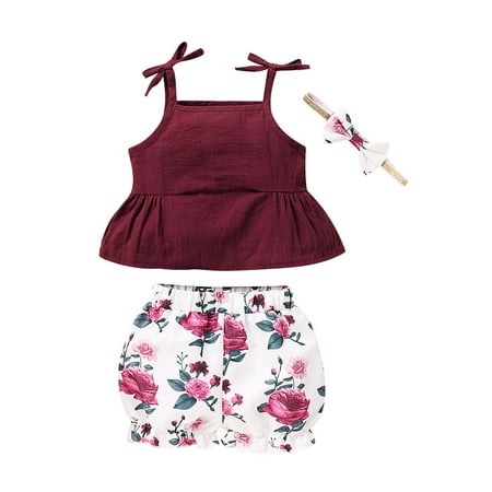 ZHAGHMIN Girl Fall Outfits Print Vest Solid Toddler Outfits Tops+Floral Baby Girls Shorts Summer Suspender Girls Outfits&Set Baby Bundle Set Baby Girl Receiving Blankets And Headband Baby Gloved Shi
ZHAGHMIN Girl Fall Outfits Print Vest Solid Toddler Outfits Tops+Floral Baby Girls Shorts Summer Suspender Girls Outfits&Set Baby Bundle Set Baby Girl Receiving Blankets And Headband Baby Gloved Shi