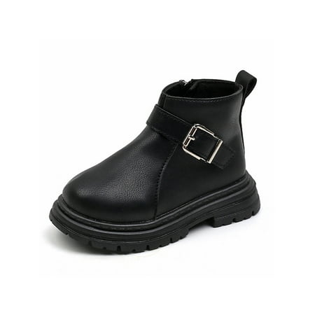 Ritualay Toddler Kids Booties Casual Winter Boot Comfort Ankle Boots Buckle Non-Slip Short Bootie Dress Outdoor Side Zipper BlacK 4.5C
Ritualay Toddler Kids Booties Casual Winter Boot Comfort Ankle Boots Buckle Non-Slip Short Bootie Dress Outdoor Side Zipper BlacK 4.5C