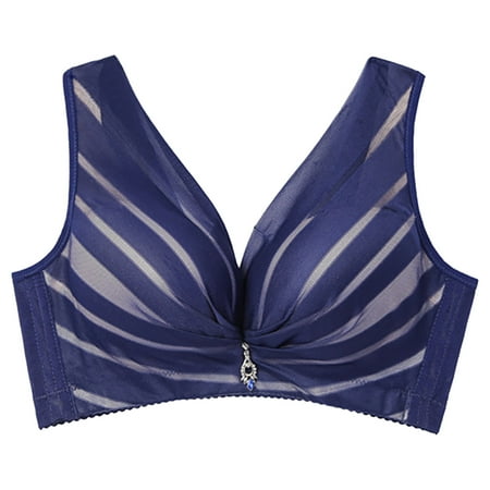 EHTMSAK Women s Bras Bralettes Push-Up T-Shirt Bra Lightly Mesh Bra with Full Coverages Blue 36
EHTMSAK Women s Bras Bralettes Push-Up T-Shirt Bra Lightly Mesh Bra with Full Coverages Blue 36