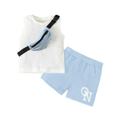 KIMI BEAR Toddler Boys Outfits Set 4T Toddler Boy Spring Summer Outfits 5T Pure Color Waist Pack Sleeveless Tank + Waffle Pattern Elastic Shorts 2PCS Set White
KIMI BEAR Toddler Boys Outfits Set 4T Toddler Boy Spring Summer Outfits 5T Pure Color Waist Pack Sleeveless Tank + Waffle Pattern Elastic Shorts 2PCS Set White