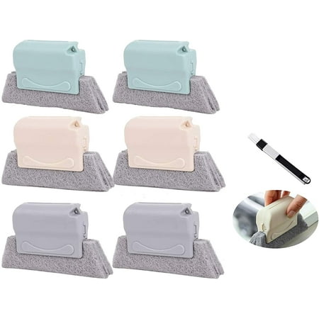 6 Pcs Creative Window Groove Cleaning Brush Tool Set Hand-held Crevice Cleaner Tools Door Window Track Kitchen Cleaning Brushes with 1PC 2 in 1 Small Cleaning Brush
6 Pcs Creative Window Groove Cleaning Brush Tool Set Hand-held Crevice Cleaner Tools Door Window Track Kitchen Cleaning Brushes with 1PC 2 in 1 Small Cleaning Brush
