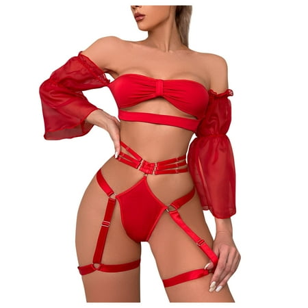 YDKZYMD Women Sexy Lingerie Bodysuit Set Lace Teddy Bra And Panty Chemise With Garter Belt Sheer 3 Pieces Babydoll Underwear Sets
YDKZYMD Women Sexy Lingerie Bodysuit Set Lace Teddy Bra And Panty Chemise With Garter Belt Sheer 3 Pieces Babydoll Underwear Sets
